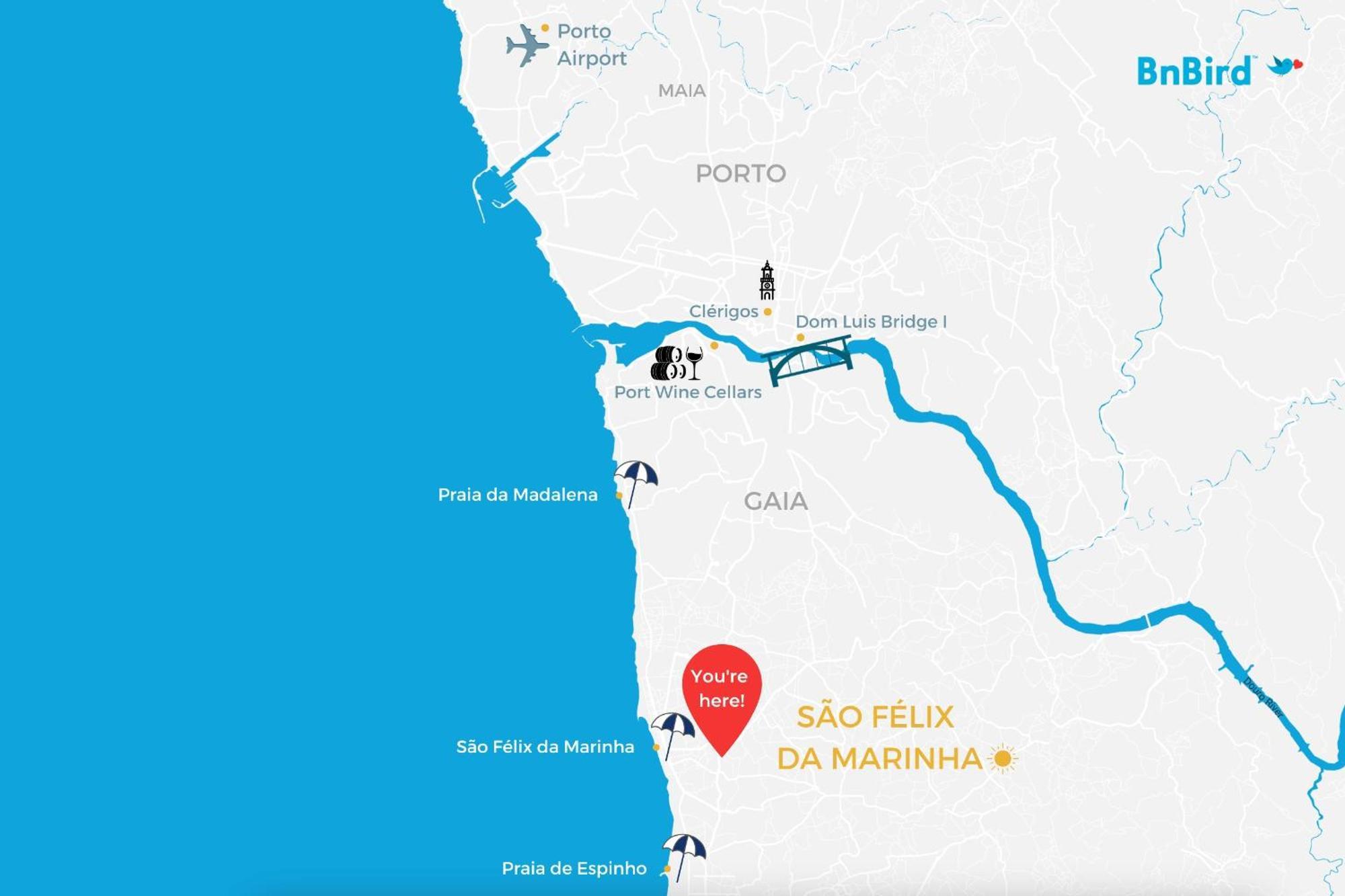 Sao Felix Ocean Views Apartment São Félix da Marinha Εξωτερικό φωτογραφία